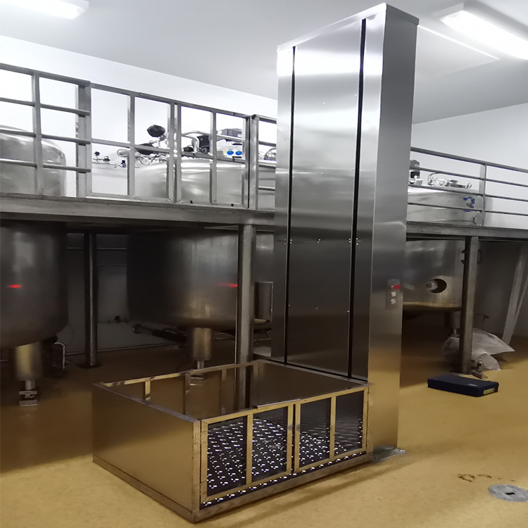 不锈钢导轨升降货梯